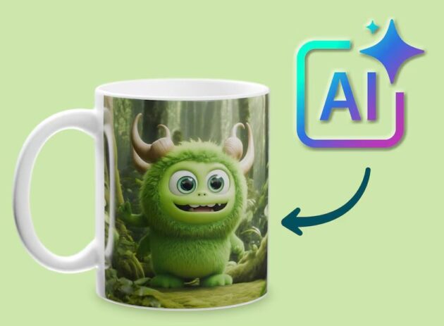 Krus med eget AI design