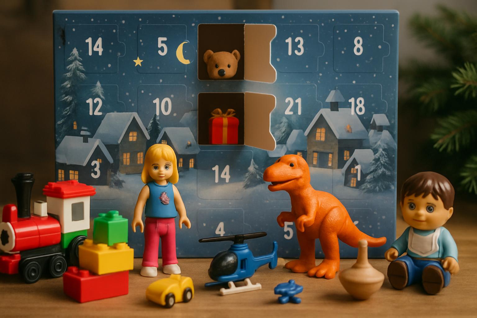 Julekalender med legetøj