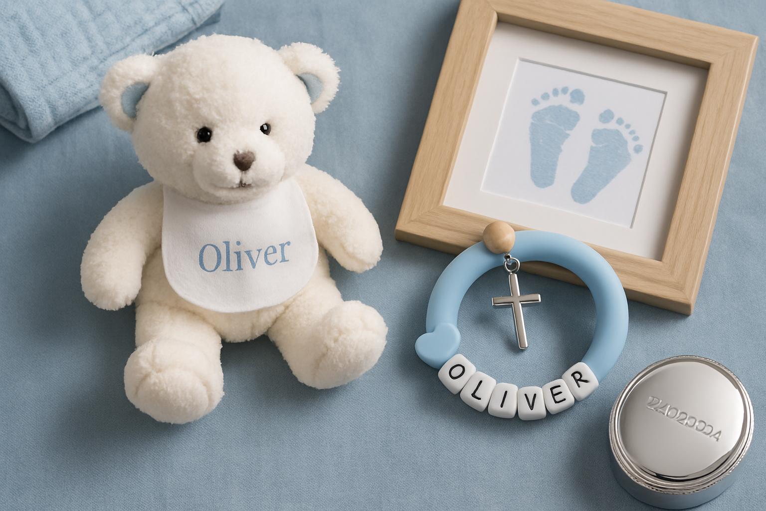 Personlige dåbsgaver til drenge