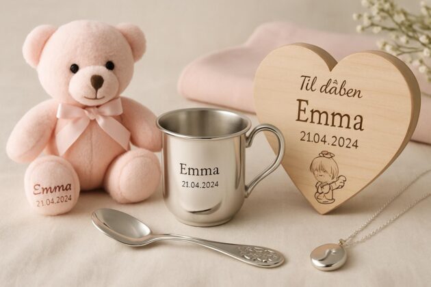 Personlige dåbsgaver til piger