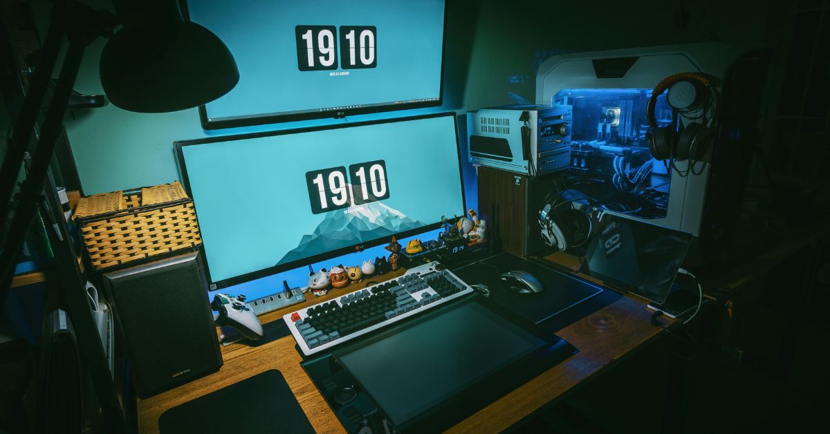 eSport gaming setup