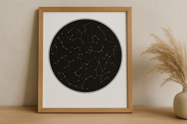 Personlig stjernehimmel plakat