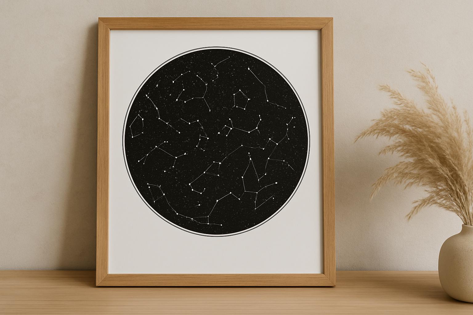 Personlig stjernehimmel plakat