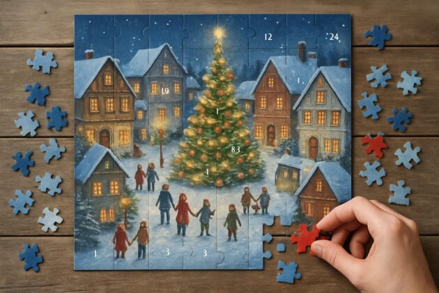 Puslespil julekalender