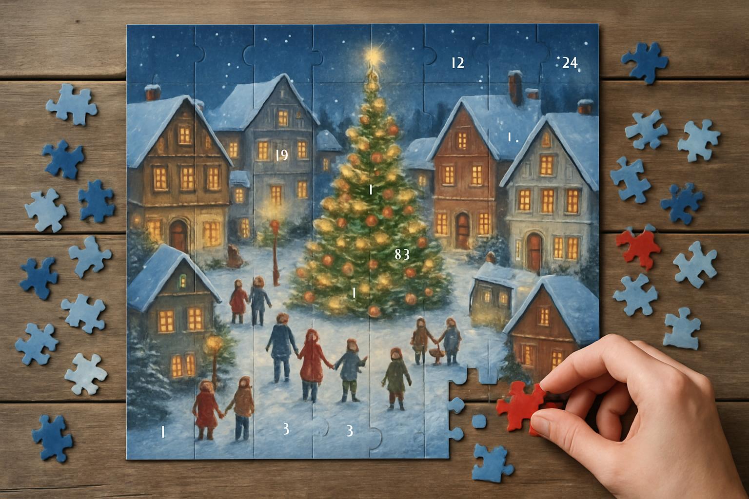 Puslespil julekalender