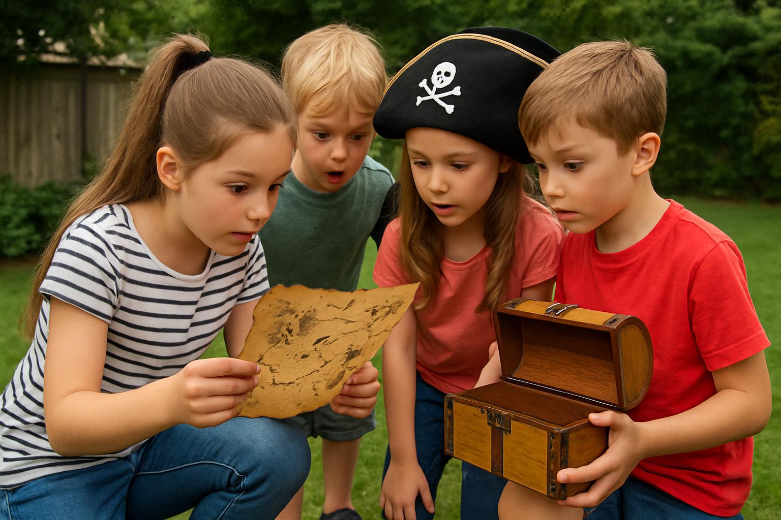 Skattejagt til børnefødselsdag