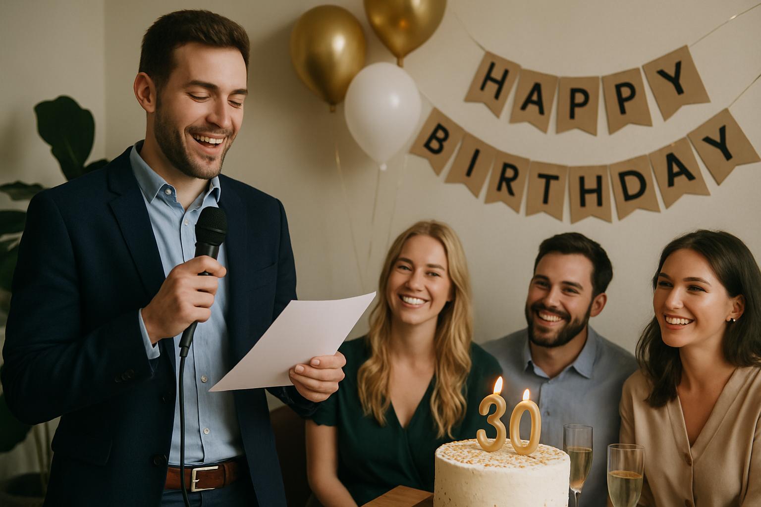 Tale til 30 års fødselsdag