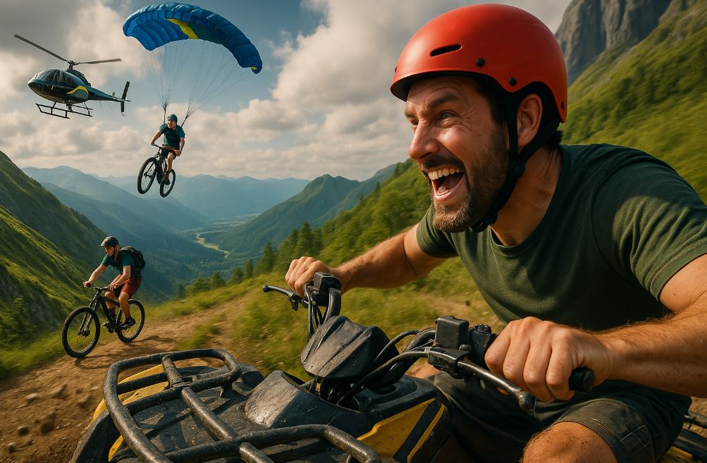 Adrenalin og eventyr oplevelser