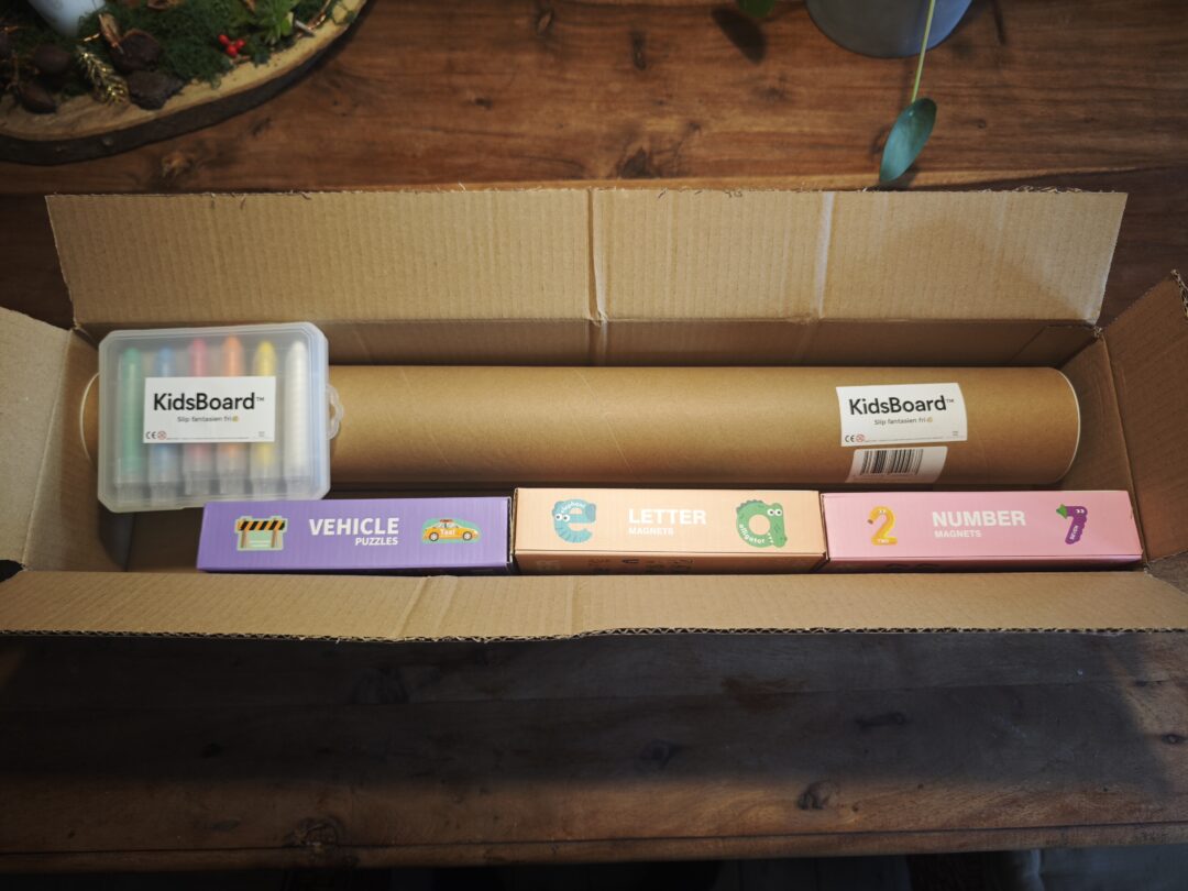 KidsBoard Kreativ Magnettavle til børn unboxing