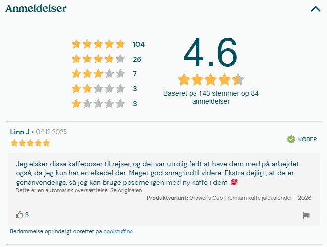 Grower's Cup Premium Kaffekalender

