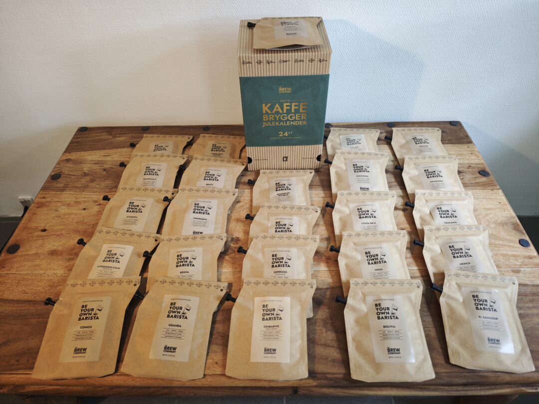 Grower's Cup kaffe julekalender med alle kaffeposer