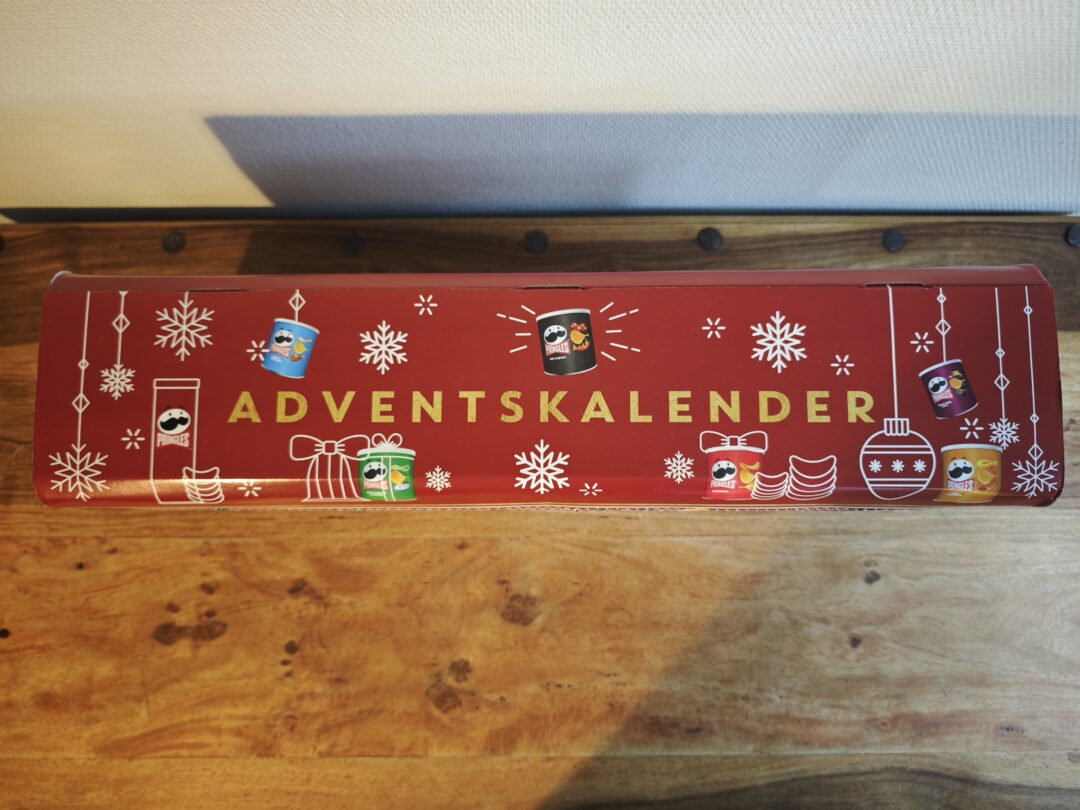 Pringles julekalender set oppefra